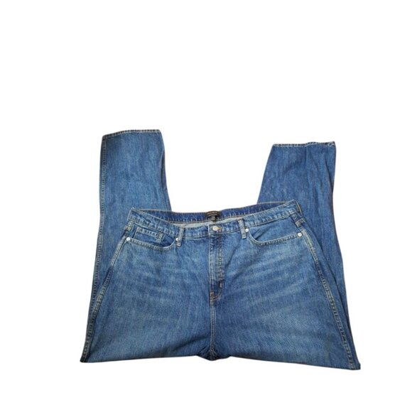 Banana Republic Blue Moms Jeans Straight Medium High Wasted Plus 38 x 30 Vintage - Picture 14 of 14